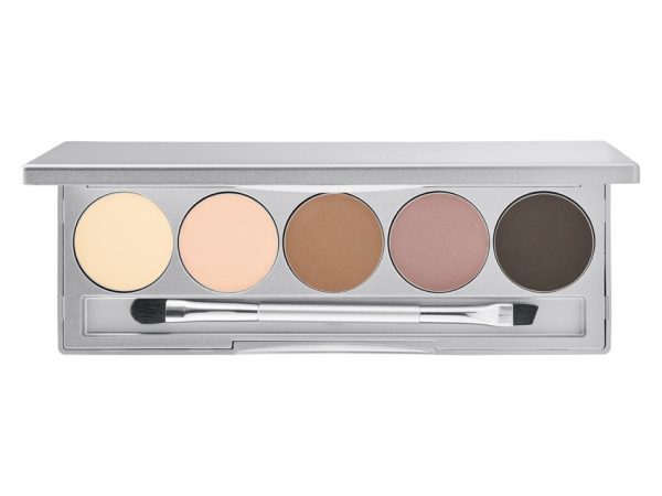 Colorescience Brow Kit, Mineral Eyebrow Makeup Powder & Shaping Brush