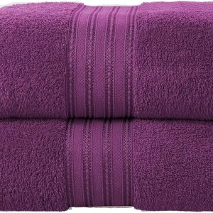 Combed Cotton Bath Towels Absorbent Bath Sheets
