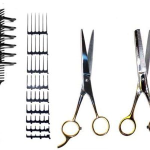CombPal Scissor Clipper Over Comb Hair Cutting Tool Barber Haircutting Comb Set