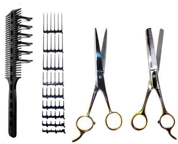 CombPal Scissor Clipper Over Comb Hair Cutting Tool Barber Haircutting Comb Set