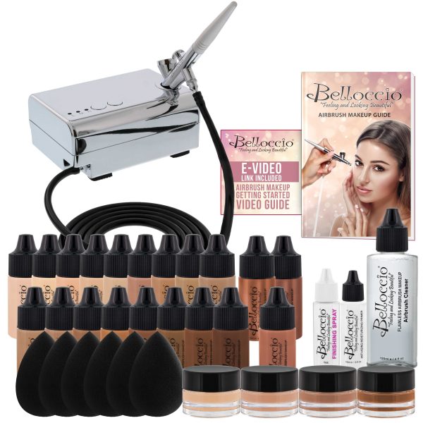 Complete Professional Belloccio Airbrush Cosmetic Makeup System