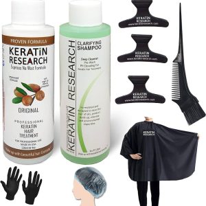 Complex Brazilian Keratin Blowout Hair Treatment 4 Bottles