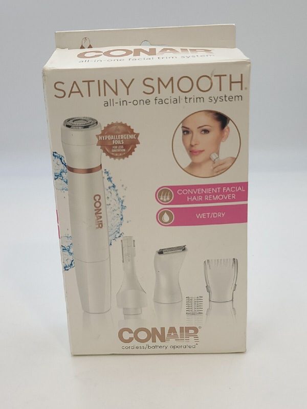 Conair Satiny Smooth All-in-One Facial Hair Trimming System