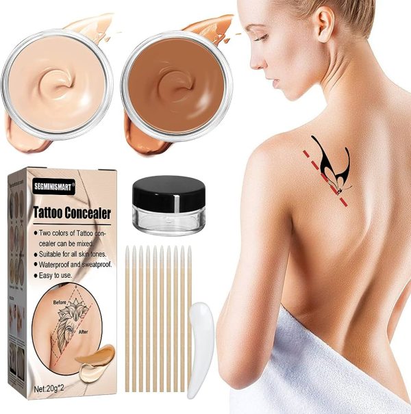 Concealer, Tattoo Concealer Waterproof, Body Concealer for Scar Tattoo Birthmarks