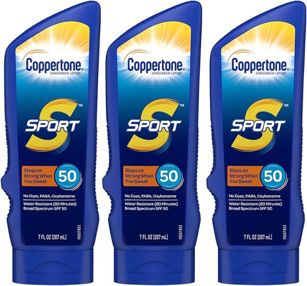 Coppertone SPORT Sunscreen Lotion Broad Spectrum SPF 50 (3 Fluid Ounce)