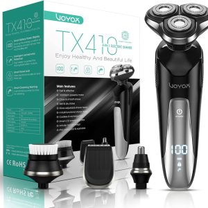 Cordless Electric Shavers Razor for Men, Rechargeable Nose Hair Trimmer