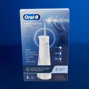 Cordless Portable Oral Irrigator Handle with 2 Nozzles
