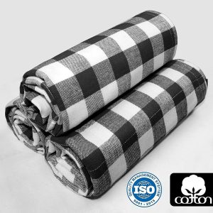 Cotton Craft - Set of 3 - Window Treatment Set