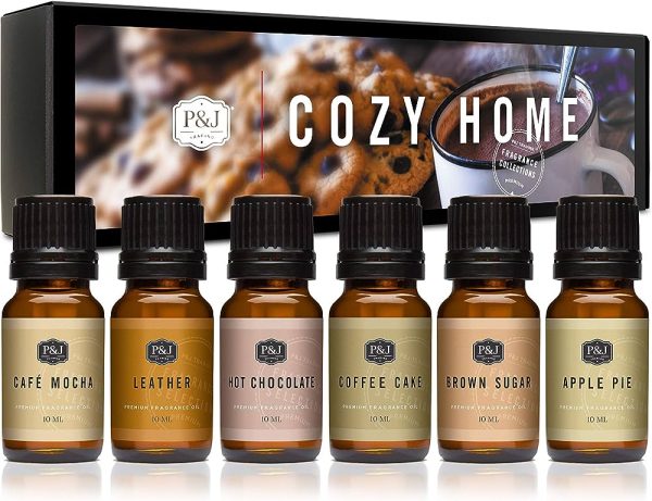 Cozy Home Set of 6 - Scented Oil for Soap Making