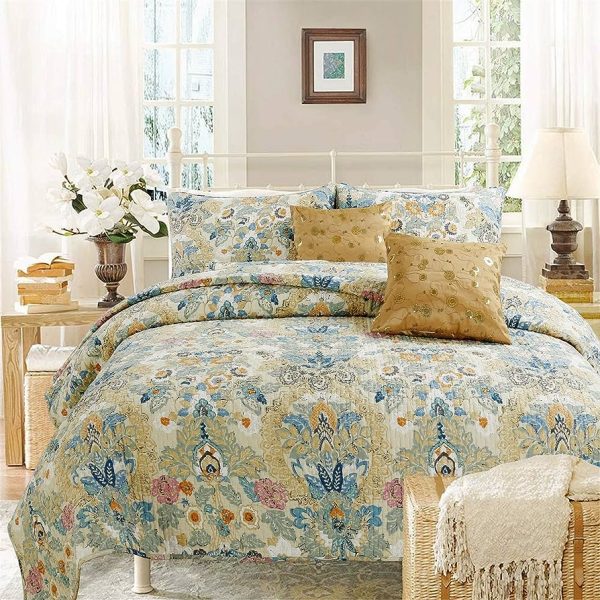 Cozy Line Home Fashions Luxury Classic Bedding Quilt Set