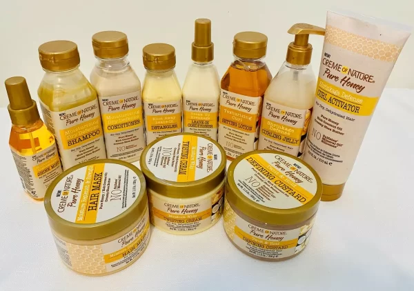 Creme of Nature Pure Honey kit: Shampoo, Conditioner, Detangler