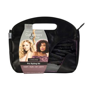 Curlformers Hair Curlers Corkscrew Curls Styling Kit, 40 Hair Curlers