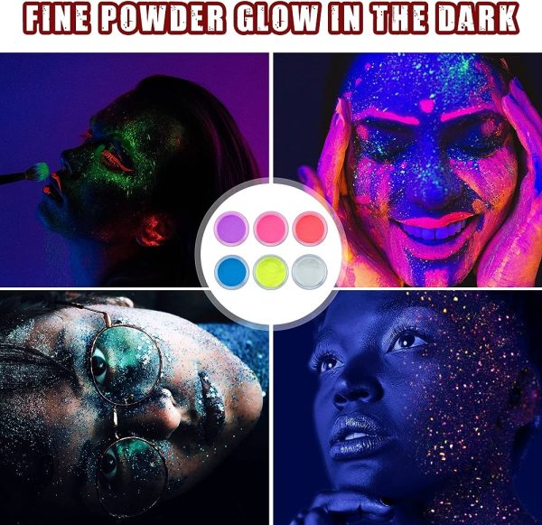 Custom Body Art Glitter Tattoo Kit with 12 Large Glitter Colors