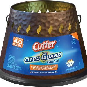 Cutter Citro Guard Citronella Candle, Triple Wick