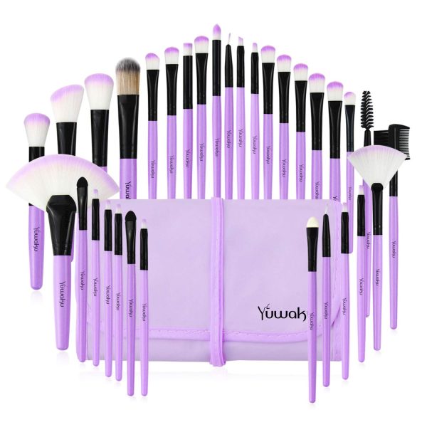 Daxstar Cosmetic Brushes Set Purple