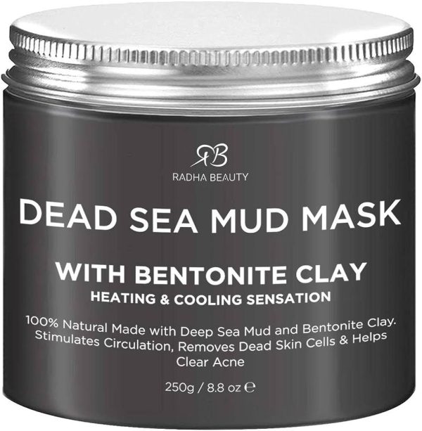 Dead Sea Mud Mask with Bentonite Clay for Face & Body