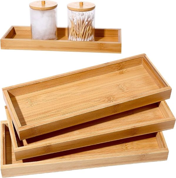 Decorative Multi Use Bathroom Counter Tray