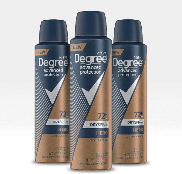 Degree Antiperspirant Deodorant Dry Spray 72 Hour Sweat and Odor Protection