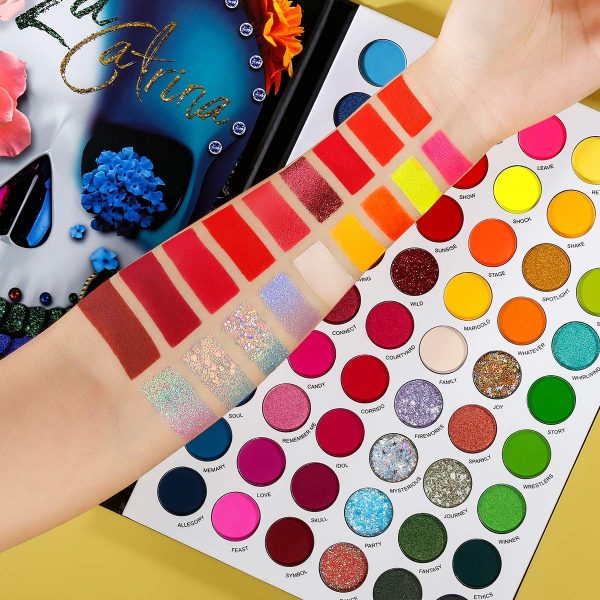 DE'LANCI Big Colorful Eyeshadow Palette Professional