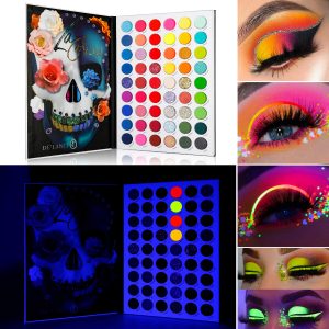 DE'LANCI Highly Pigmented La Catrina Neon Eyeshadow Palette