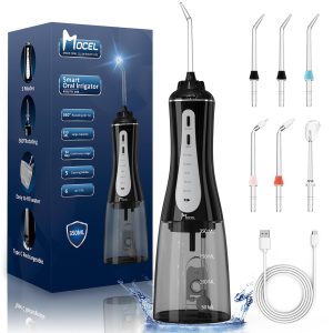 Dental Oral Flossing Irrigator for Braces with 5 Jet Tips