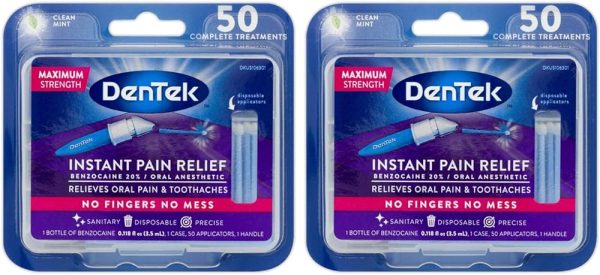 DenTek Instant Oral Pain Relief Maximum Strength Kit