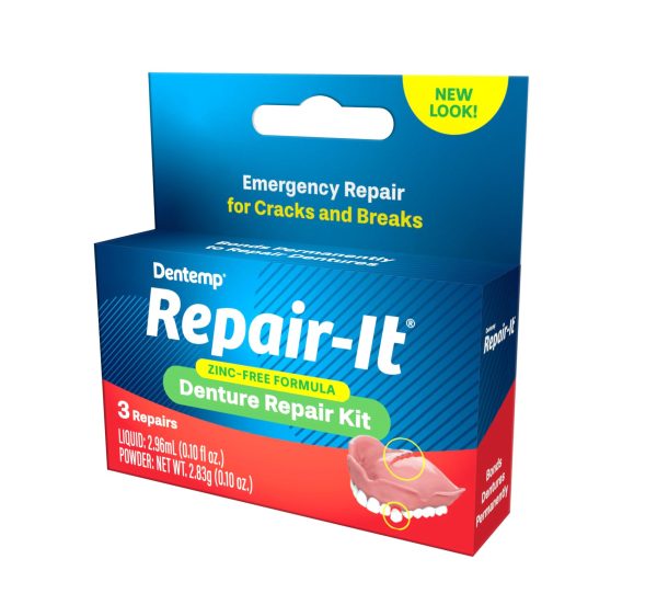 Dentemp Repair-it Denture Repair Kit & Reline-it Denture Reliner
