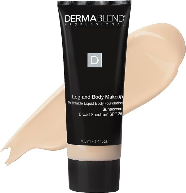 Dermablend Leg and Body Makeup, with SPF 25. Skin Perfecting Body Foundation