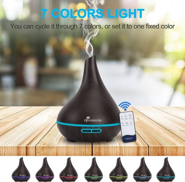 Diffuserlove Essential Oil Diffuser 500ML Ultrasonic Aromatherapy Diffuser
