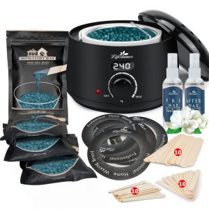 Digital Wax Warmer Hair Removal Kit + 1lb Wax Beads