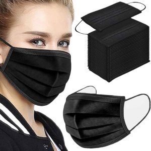 Disposable Face Masks, 3 Layer Activated Carbon Mask Breathable Dust Filter Masks