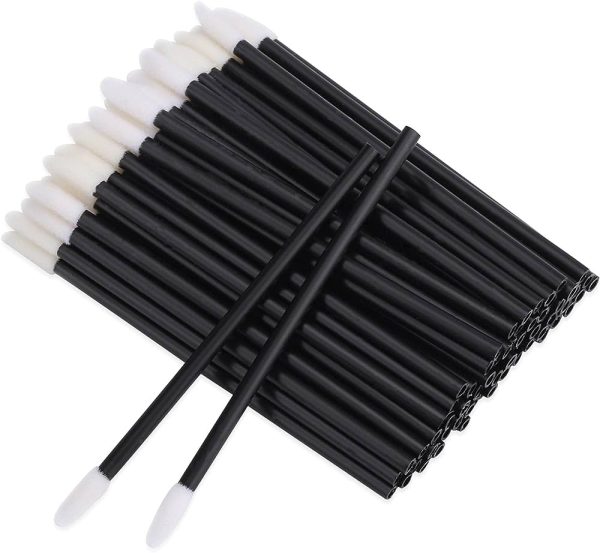 Disposable Makeup Applicators, Teenitor 100Pcs Lipstick Applicator Wands