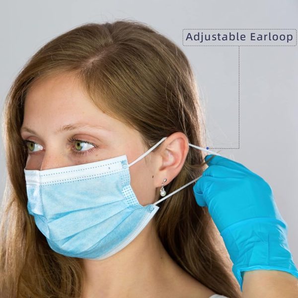 Disposable Medical Face Mask - Thick 2Ply Medical Masks with Comfortable Earloop