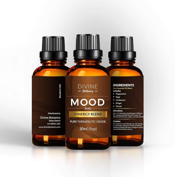 Divine Botanics Anxiety Relief Pure Essential Oil Blend 30ml