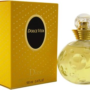 Experience Timeless Elegance with Dolce Vita Eau De Toilette by Christian Dior – 3.4 Oz