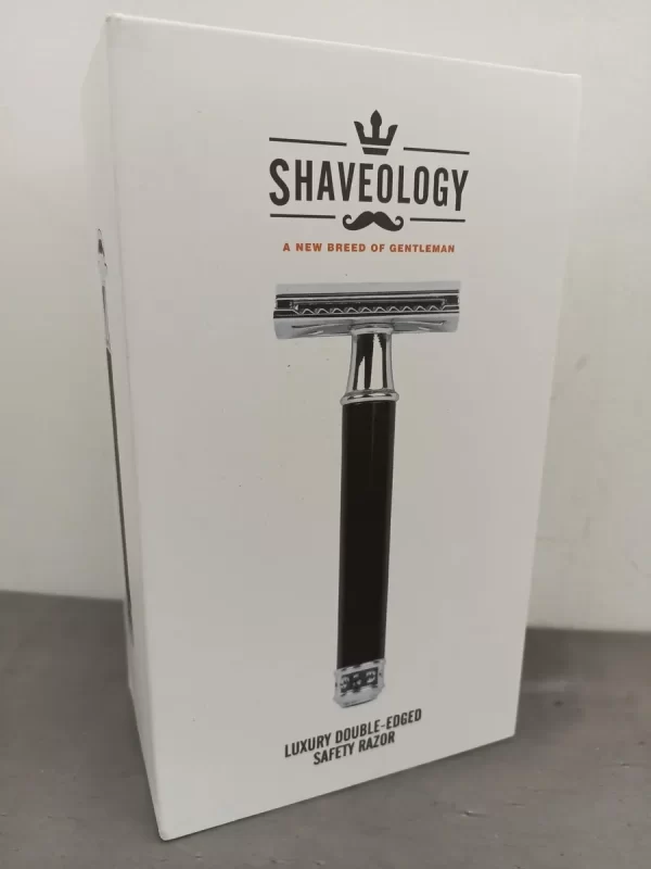 Double Edge Safety Razor - Shaveology Safety Razors for men + 5 Platinum