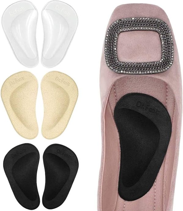 Dr. Foot's Arch Support Shoe Inserts for Flat Feet