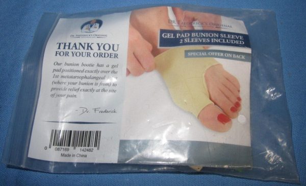 Dr. Frederick's Original Bunion Sleeves - 2 Pieces - Bootie Bunion Cushions