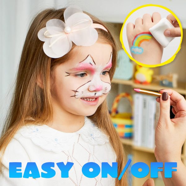 Dress Up America Face Paint Kit - Safe, Non-Toxic, Face and Body Paint