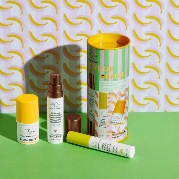 Drunk Elephant Out of Office Daytime Skin Care Set with D-Bronzi Anti-pollution