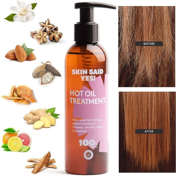 Dry, Damaged Hair Strengthening Treatment Oil