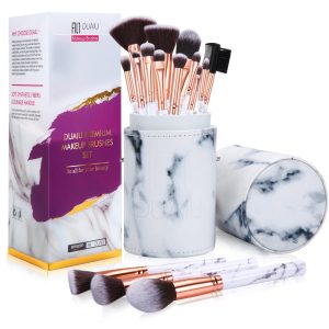 DUAIU 15Pcs Makeup Brush Premium Synthetic