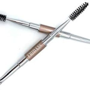 Duo Eyebrow Brush By FRIDASS, Angled Brow Brush and Spoolie Set