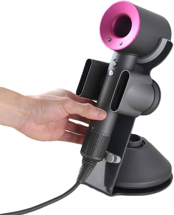 Dyson Supersonic Hair Dryer Holder, Aluminum Alloy Bracket Power Plug Holder