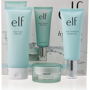 e.l.f.   Hello, Hydration 3Piece Starter Set with Cleanser, Moisturizer