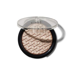 e.l.f. Metallic Flare Highlighter HighShimmer Powder, Rose Gold
