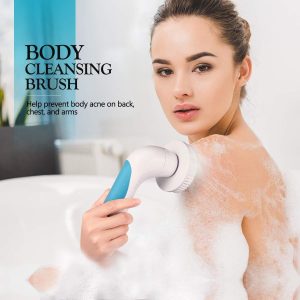 【New Version】ETEREAUTY Facial Brush Waterproof Body Facial Cleansing Brush