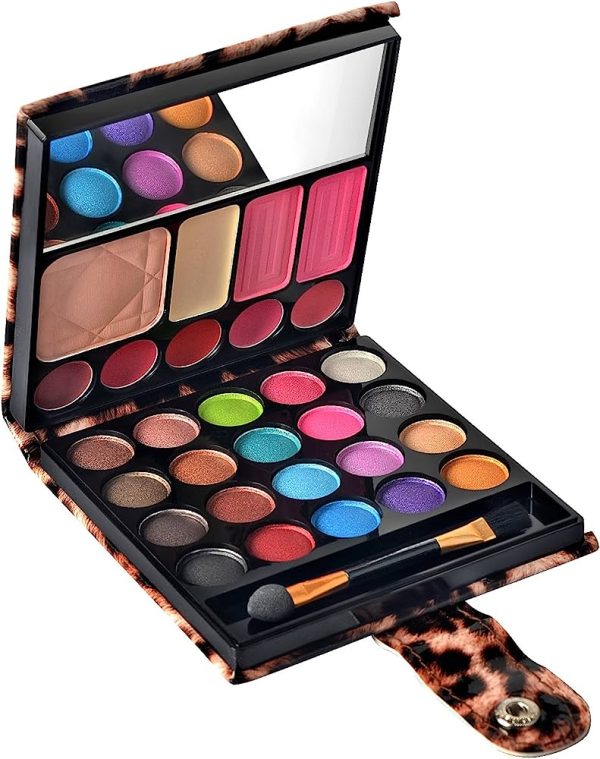 Ecvtop Professional Makeup Kit Eyeshadow Palette Lip Gloss Blush Concealer