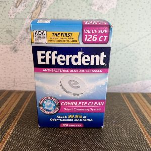 Efferdent Denture Cleanser Tablets, Complete Clean
