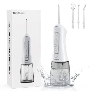 Electric Oral Irrigator Flosser Whitens Teeth Gently